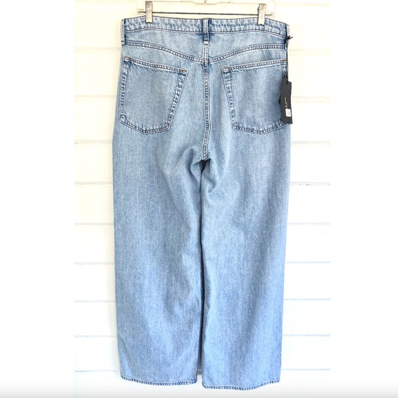 RAG & BONE Lori Mid-Rise Wide Leg Jean in Light acid Wash - NWT! - 29 - Picture 4 of 12